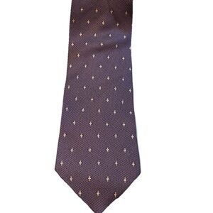 Izod Purple and Gold Patterned Men's Tie